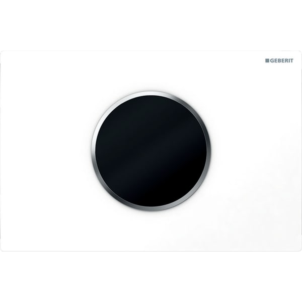 Привод беcконтактного смыва Geberit Sigma 10 115.908.KL.1 для унитаза, белый / хром матовый