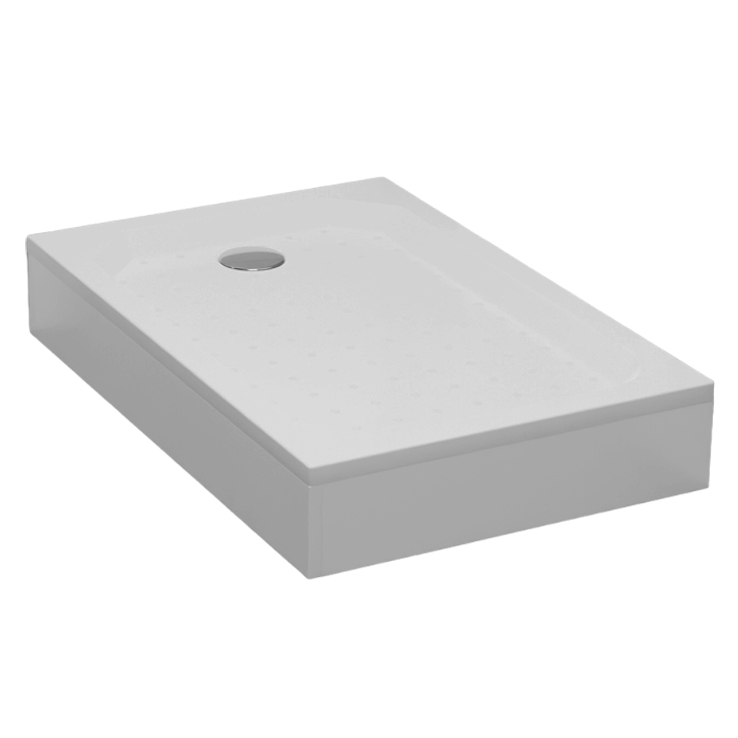 Поддон душевой RGW Acryl Style ?90 140x80 см, диаметр сифона D90 белый