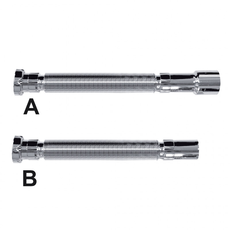 Гофра Jimten A-131 универсальная 1-1/2"x40/50 с гайкой, длина 365-950 мм, хром