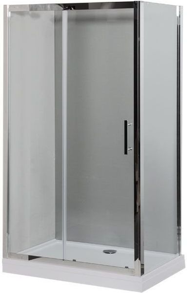 Душевой уголок Aquanet Delta NPE1131 150x80, стекло прозрачное, профиль хром