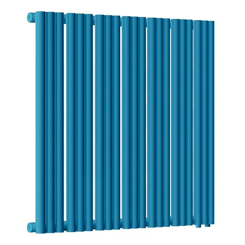 Радиатор стальной Empatiko Takt R1-832-500 Night Blue 832x536 21 секция, вертикальный 1-трубчатый, нижнее правое подключение, синий вечерний