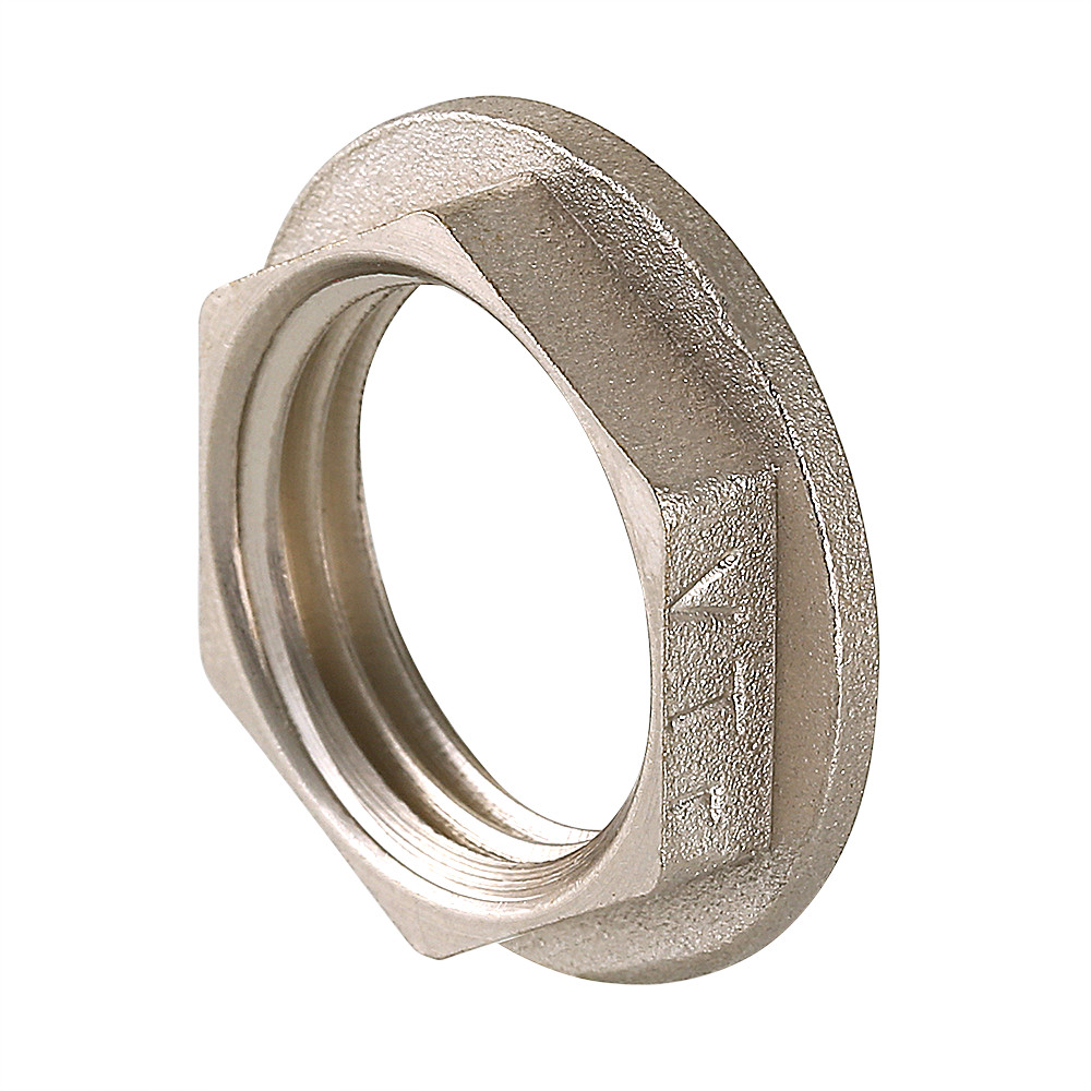 Контргайка Valtec 1" ВР, с ребордой, латунная, VTr.655.N.0006
