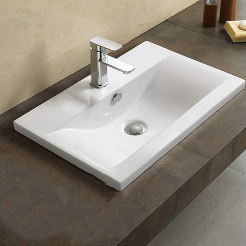 Раковина CeramaLux N 9393-100 100x40, белый
