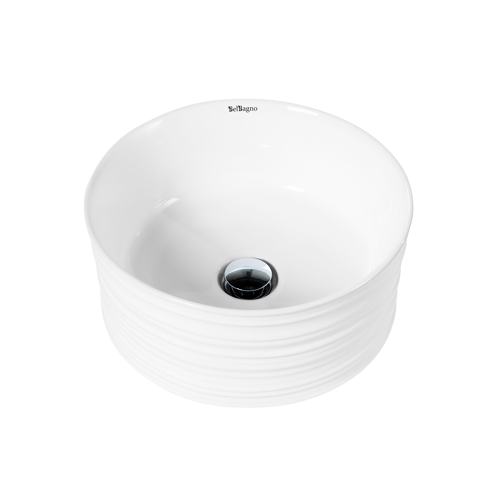 Раковина BelBagno BB1420 накладная, белый