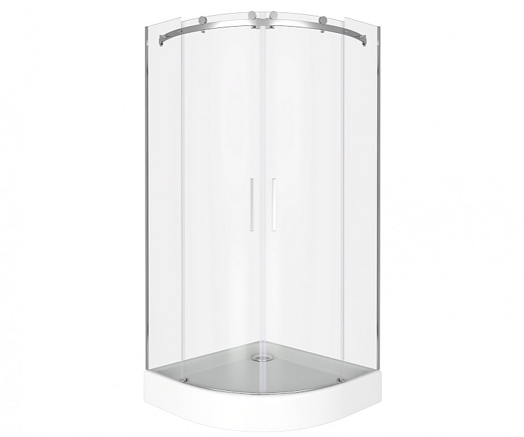 Душевой уголок Good Door Altair R-TD-100-C-CH профиль хром, стекло прозрачное