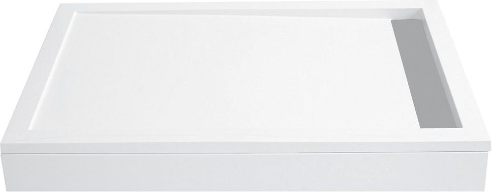 Поддон душевой Aquanet Stone Lite 120x80, искусственный мрамор, с каркасом и панелью, белый