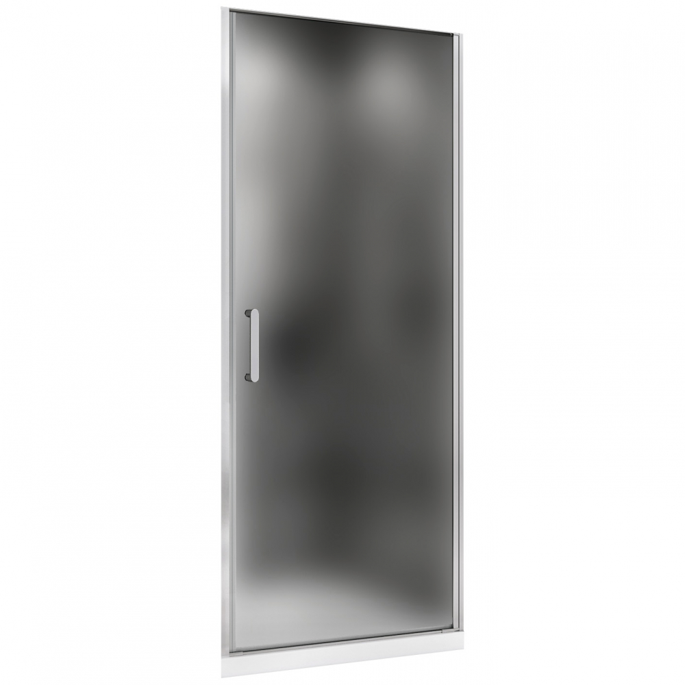 Душевая дверь Abber Sonnenstrand AG04060M распашная 60x195 cм, стекло матовое / профиль хром