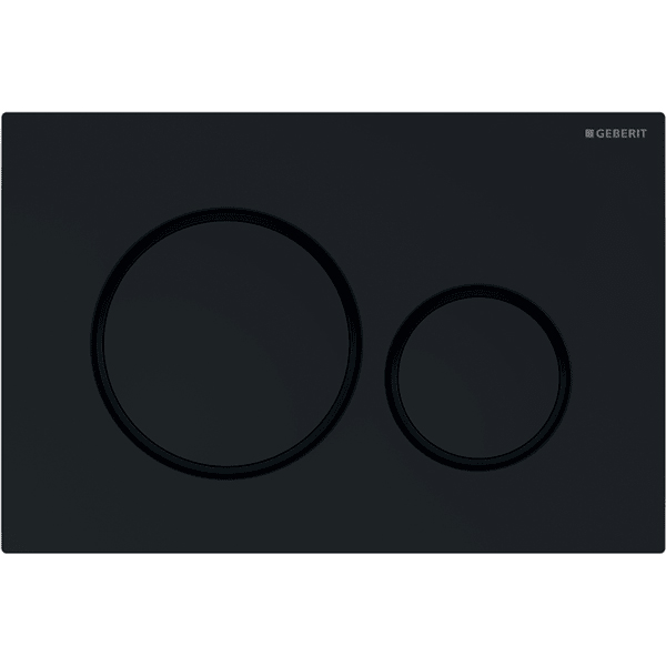Клавиша смыва Geberit Sigma 20 115.882.DW.1 черный / черный матовый