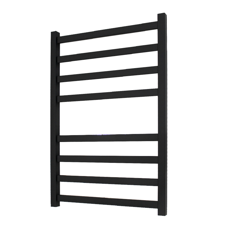 Полотенцесушитель водяной Melodia Moderno 50x80 П8 (4x4), черный матовый