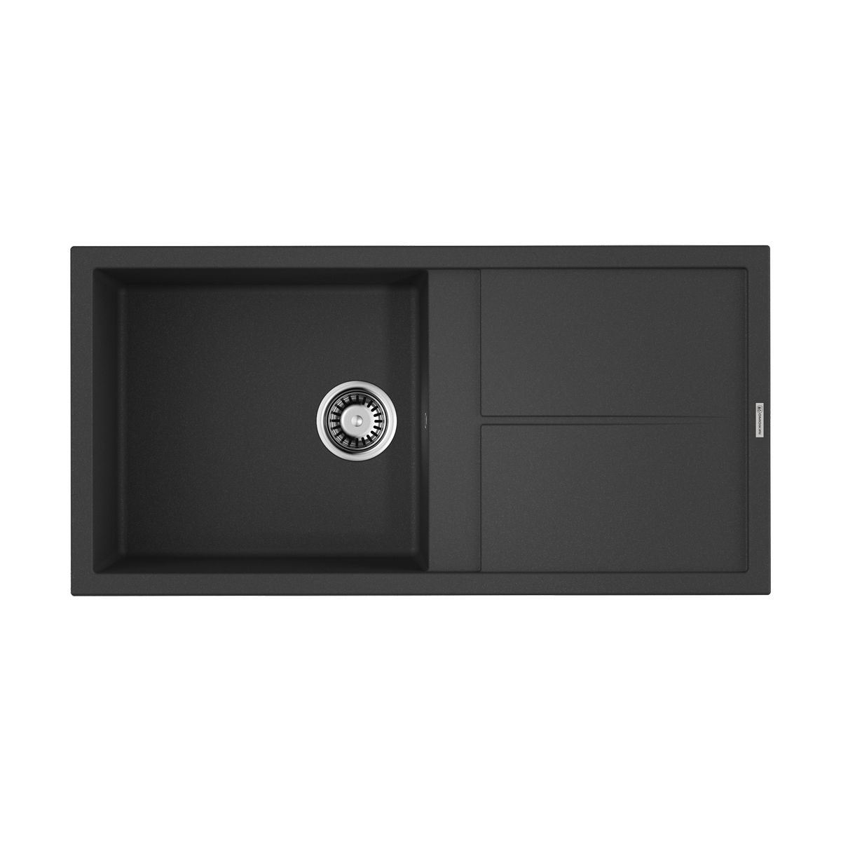 Мойка кухонная Omoikiri Sumi 100-BL tetogranit / черный