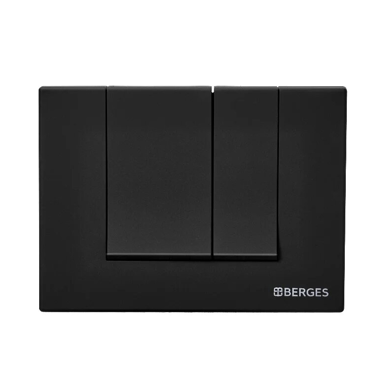 Клавиша смыва Berges Novum S5, черный