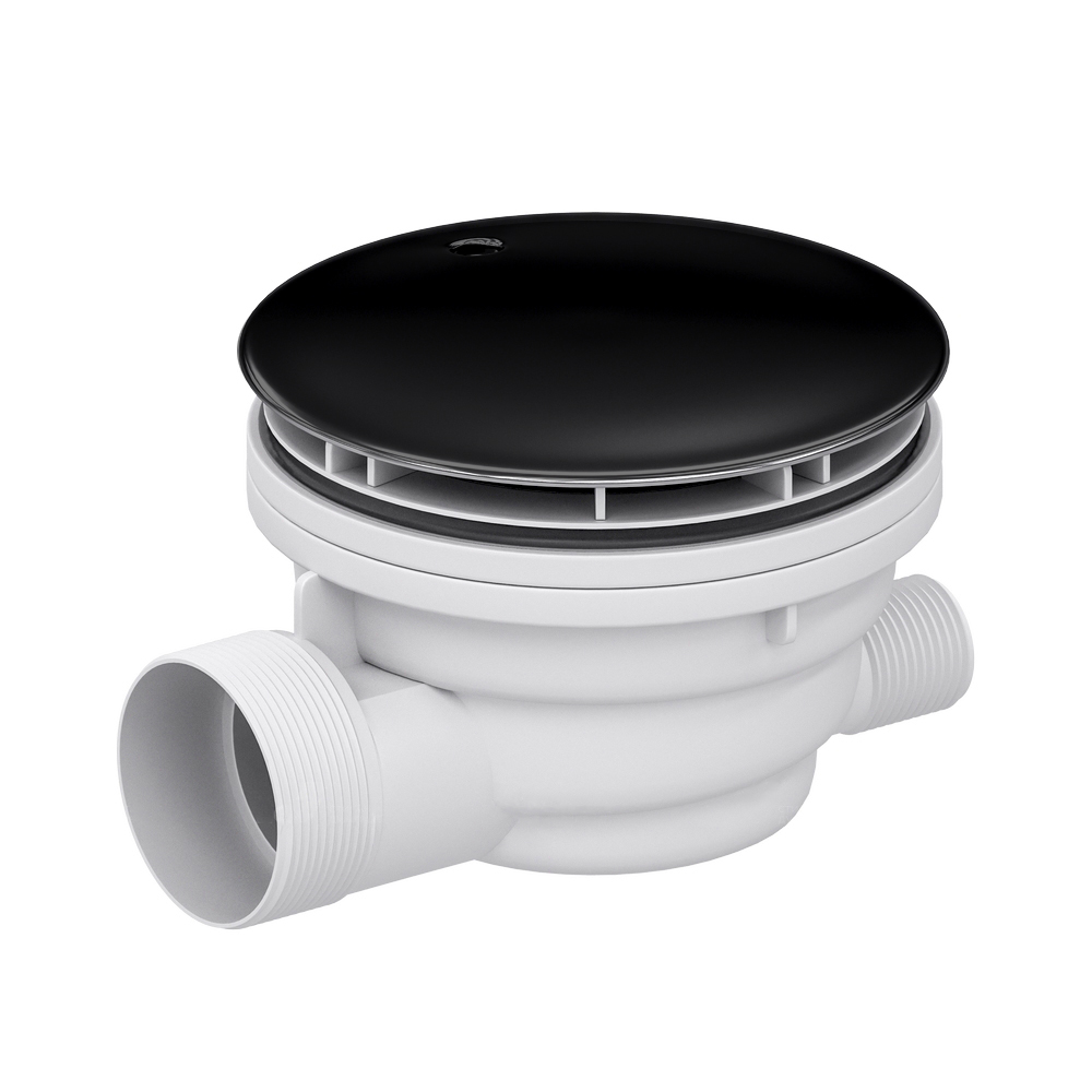 Сифон для душевого поддона RGW Velplex QYD-01, черный