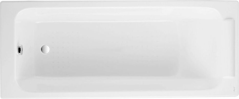 Ванна чугунная Jacob Delafon Parallel 170х70 с антискользящим покрытием, без отверстий для ручек E2947-00