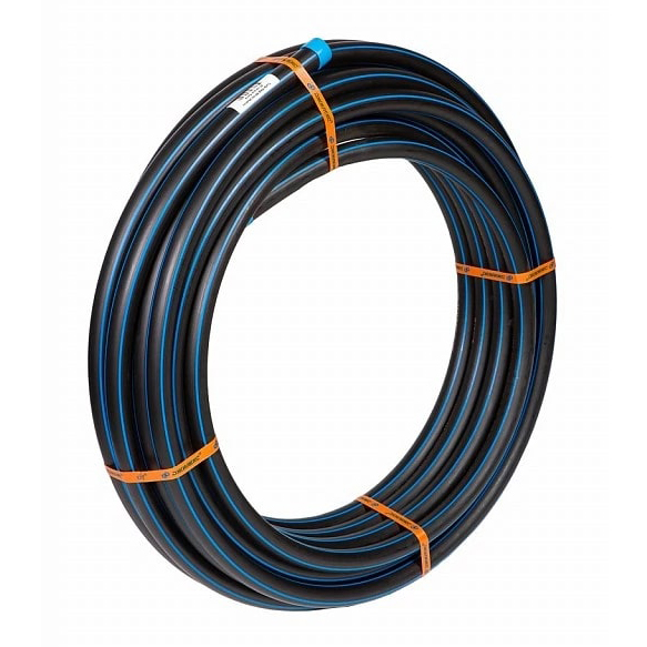 Труба ПНД Джилекс Хит PE100 25x1,6 PN 10 для питьевой воды, бухта 20 м
