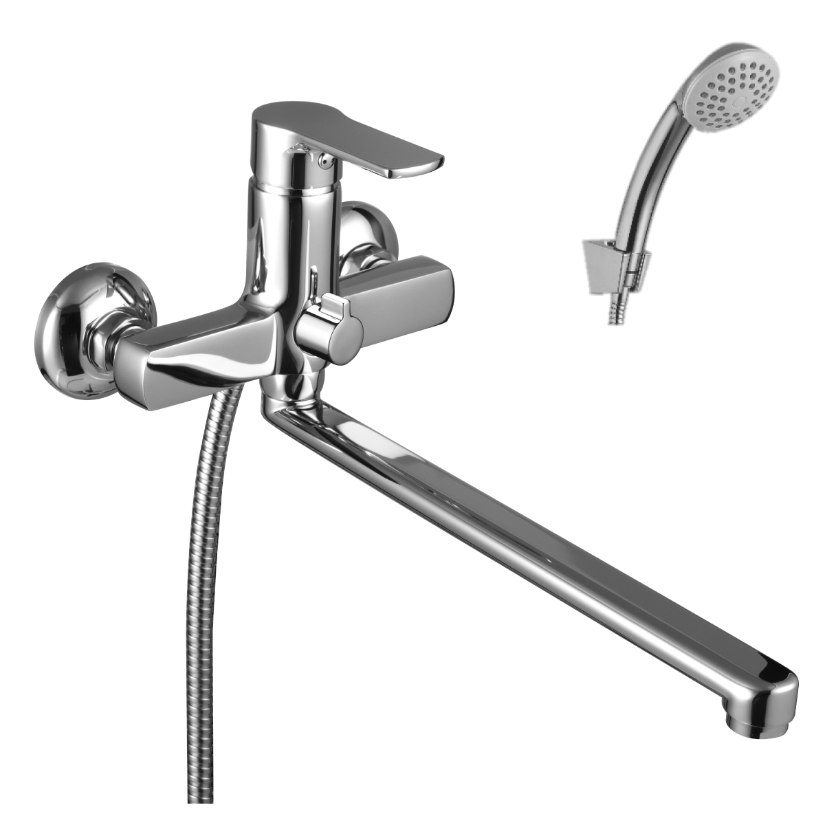 Смеситель Lemark Plus Grace LM1551C для ванны и душа, универсальный, хром