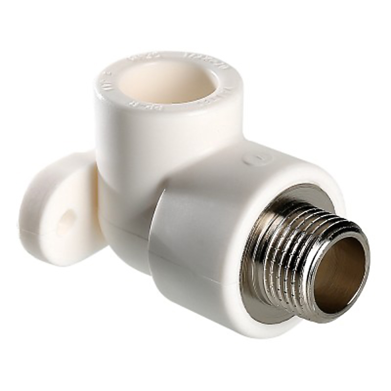 Водорозетка полипропиленовая Valtec 20 мм x 1/2" с креплением, НР