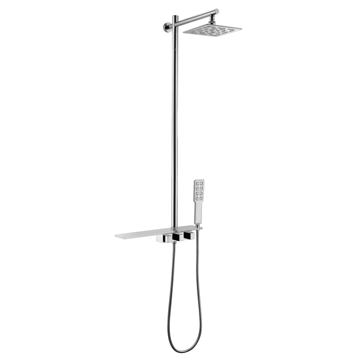 Душевая стойка Lemark Tropic LM7001C для душа, хром