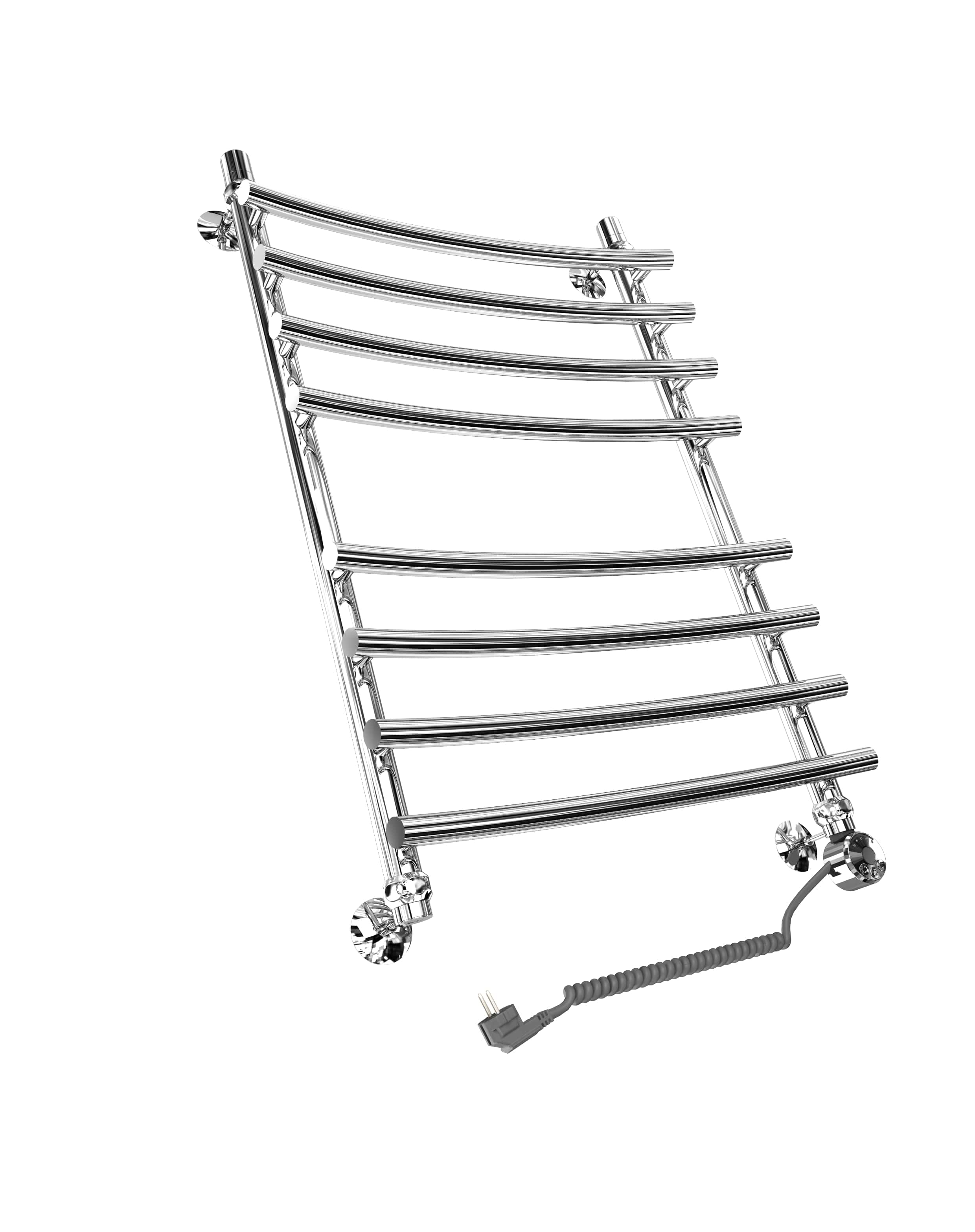 Полотенцесушитель электрический Двин R primo back electro 80/60, ТЭН справа, белый