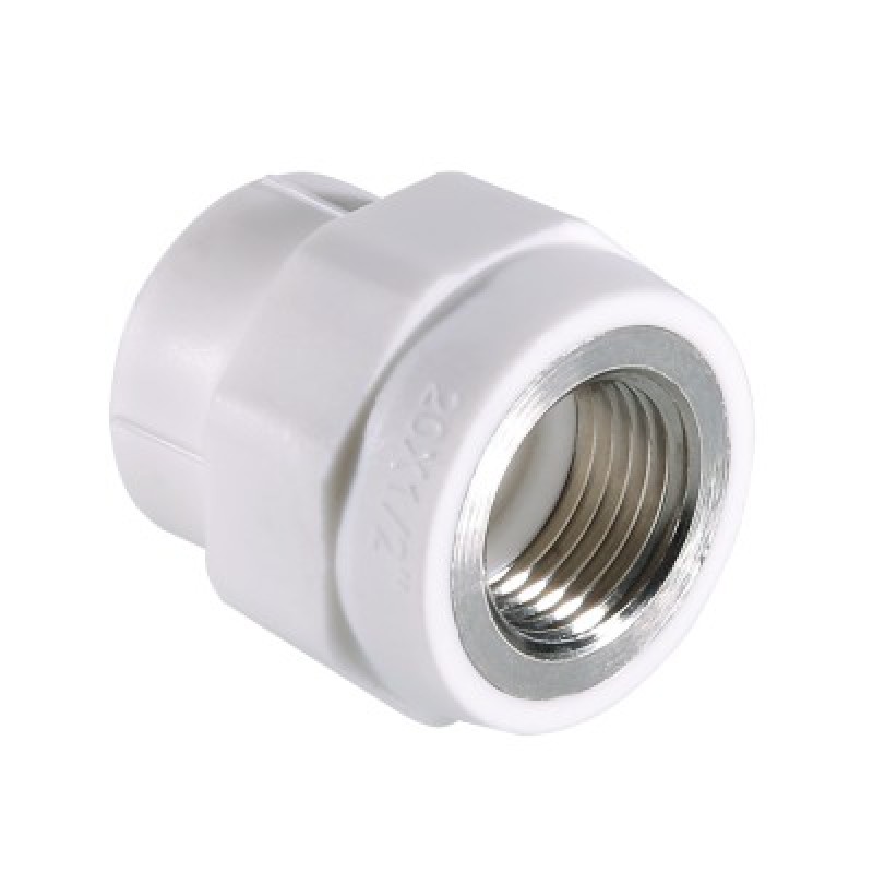 Муфта полипропиленовая Valtec 20 мм x 1/2" ВР