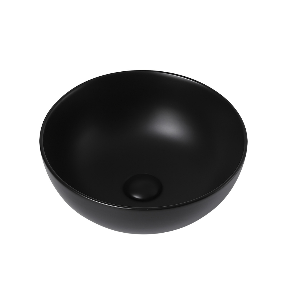 Раковина Abber Bequem AC2105MB накладная 360x360, черный матовый