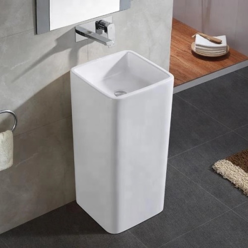 Раковина CeramaLux P7005L 40x40, белый