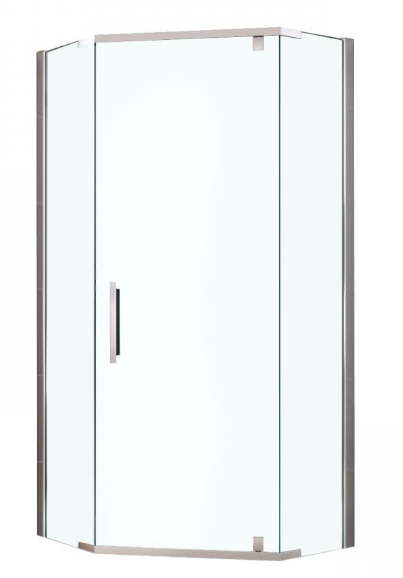 Душевой уголок Berges Oxygen 90x90 стекло прозрачное, профиль хром сильвер