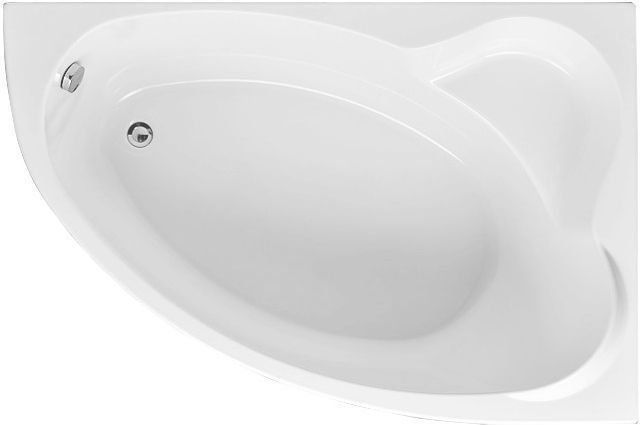 Ванна акриловая Aquanet Mayorca 150x100 правая, с каркасом