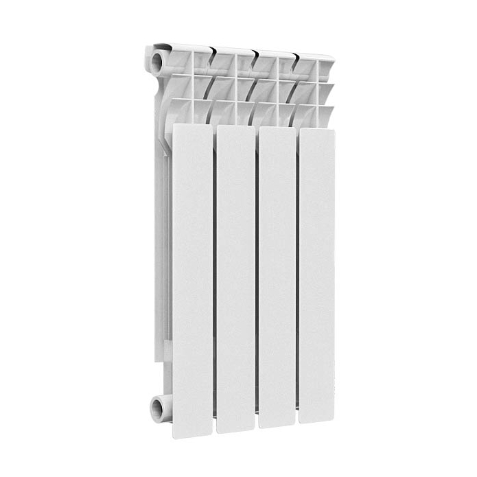 Радиатор биметаллический Ogint Ultra Plus 500 4 секции, боковое подключение, белый