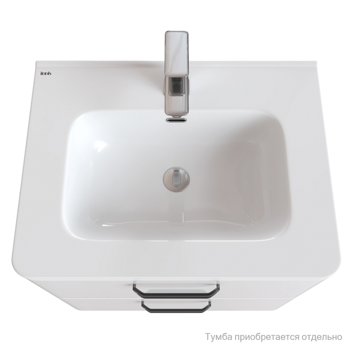 Раковина Iddis Optima Home 0106000i28 010, 600x470, белый