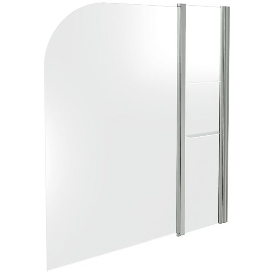 Шторка на ванну Good Door Screen HS-100-C-CH 100x140 с неподвижной частью