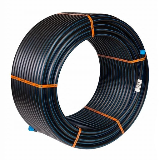 Труба ПНД Джилекс Хит PE100 20x1,6 PN 10 для питьевой воды, бухта 100 м