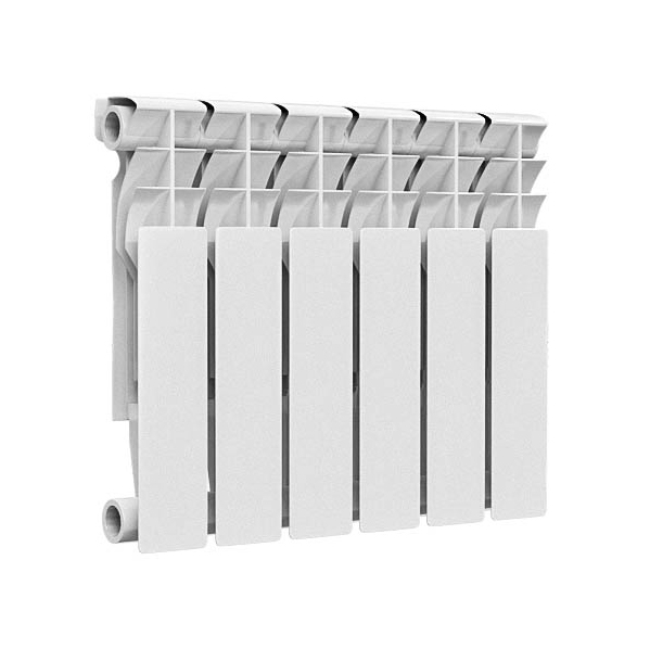 Радиатор биметаллический Ogint Ultra Plus 350 6 секций, боковое подключение, белый