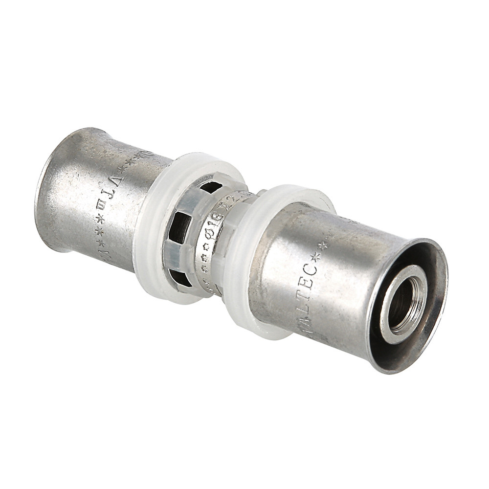 Соединитель (пресс-фитинг) прямой Valtec 32 (пресс) x 20 (пресс) мм, VTm.203.N.003220