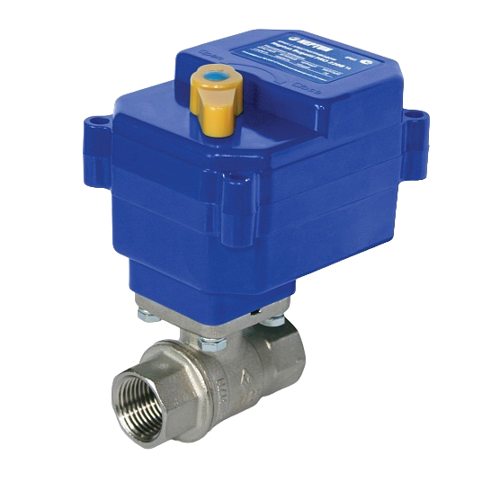 Кран шаровой с электроприводом Neptun Bugatti Pro 220В 1/2" ВР, прямой