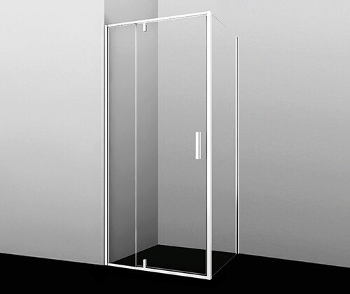 Душевой уголок Wasserkraft Neime 19P18 90x100x200, стекло прозрачное / профиль белый