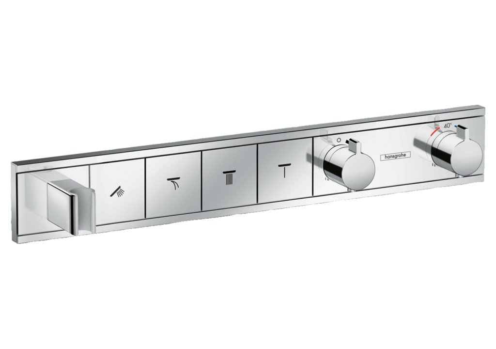 Смеситель Hansgrohe RainSelect 15357000 термостатический для душа, внешняя часть