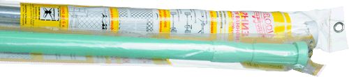 Карниз для ванны Melodia Interlock 110-200 см, алюминий / светло-зеленый