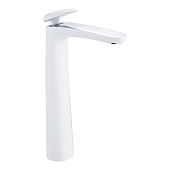 Смеситель Rose R2411F для раковины, белый / хром