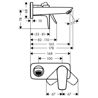 SMESITEL_DLYA_RAKOVINY_HANSGROHE_TALIS_E_71732000_MONTAZHNAYA_SKHEMA_1