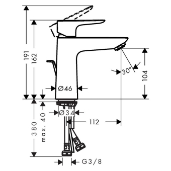 SMESITEL_DLYA_RAKOVINY_HANSGROHE_TALIS_E_71710670_MONTAZHNAYA_SKHEMA_1