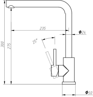 SMESITEL_DLYA_KUKHNI_AQUANET_STEEL_AF211_41S_MONTAZHNAYA_SKHEMA_1