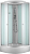 Душевая кабина Niagara NG-3302G 100x100 см, стекло матовое / профиль хром