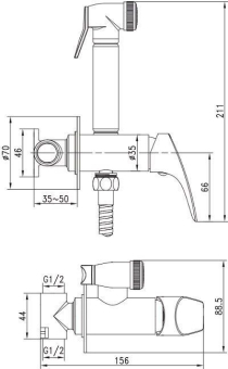 SMESITEL_S_GIGIENICHESKIM_DUSHEM_AQUANET_ATLETIC_AF310_52C_MONTAZHNAYA_SKHEMA_1