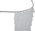 Карниз для ванны Aquanet Santiago полукруглый 160х160 хром