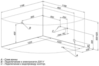 AKRILOVAYA_VANNA_AQUANET_FREGATE_120X120_MONTAZHNAYA_SKHEMA_2