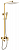 Душевая стойка Abber Daheim AF8216G с изливом, золото матовое