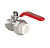 Кран шаровой Valtec 40 мм x 1.1/4" ВР с полусгоном, латуннный с переходом под полипропилен
