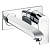 Смеситель для раковины Hansgrohe Metris 31086000 встраиваемый (внешняя часть), хром