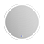 Зеркало BelBagno SPC-RNG-800-LED-TCH-PHONE 800x30x800 с встроенным светильником, сенсорным выключателем, блютуз-модулем, микрофоном и динамиками, 12W, 220-240V
