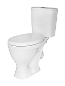 Унитаз-компакт Sanita Формат эконом, косой выпуск, с сиденьем